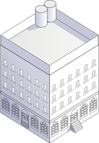 ブロックの家ベクトル画像