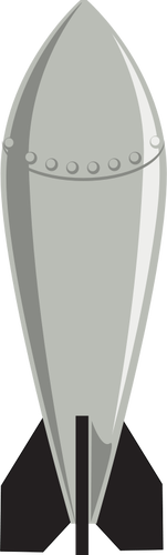 Vector image of cartoon bomb