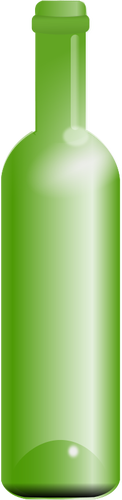 בקבוק ירוק בתמונה וקטורית