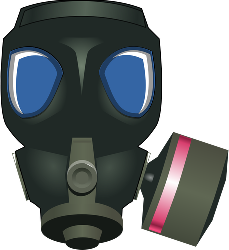 Gasmask vektorbild