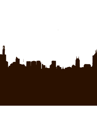 City skyline vector clip art