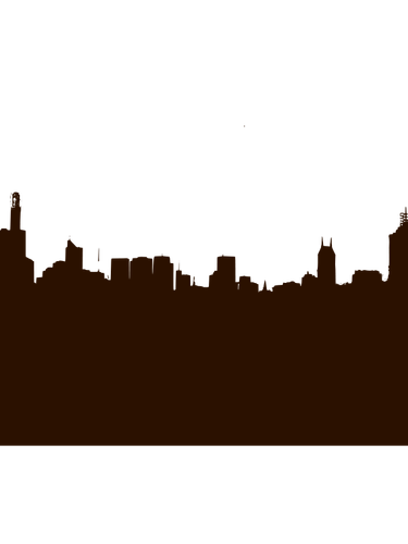 City skyline vector clip art