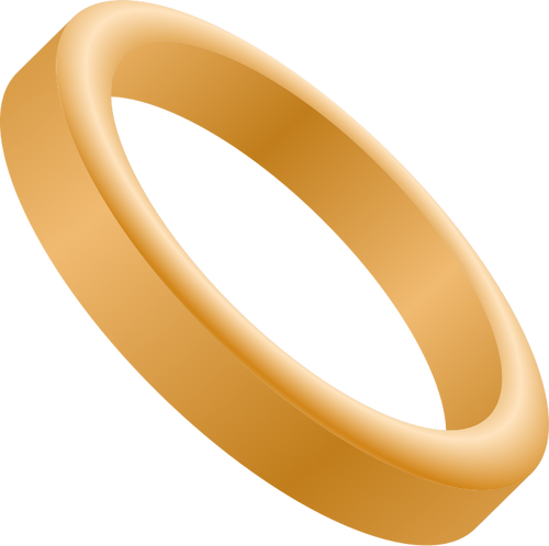 Vector image of wedding band