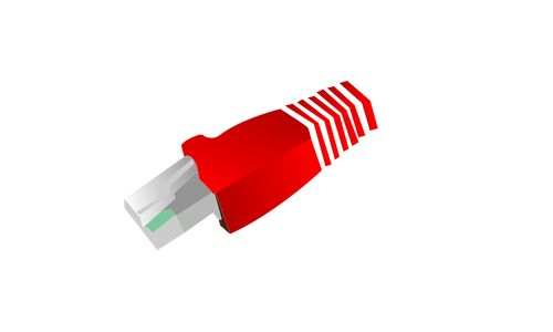 Connettore RJ45 vector clip arte