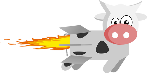 Rocket cow