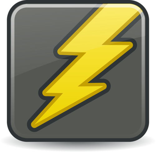 Lightning sign vector image
