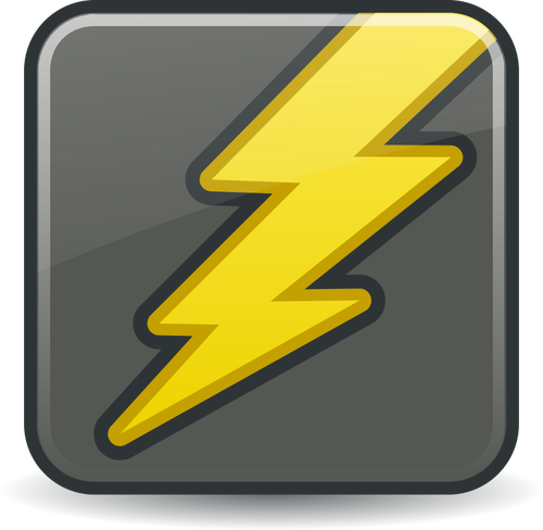 Lightning sign vector image