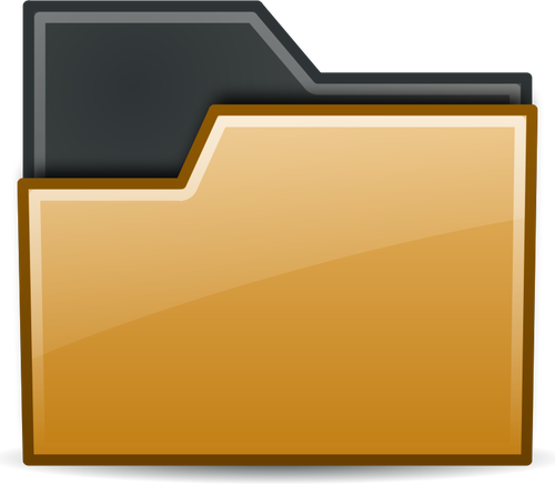 Icon folder coklat