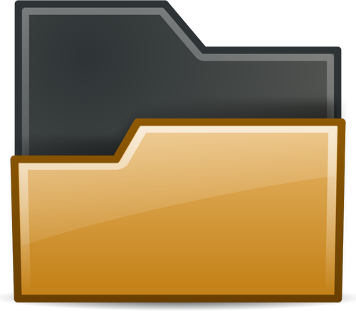 Icono de directorio marrón