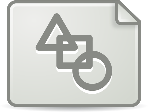 Vector image of mimetype icon