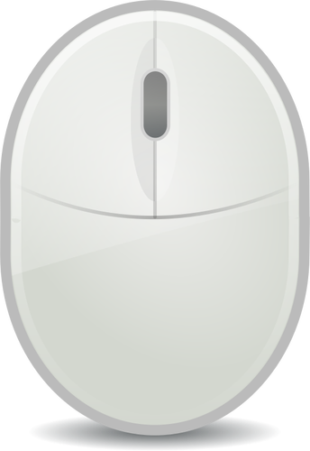 Old cordless mouse vector graphics