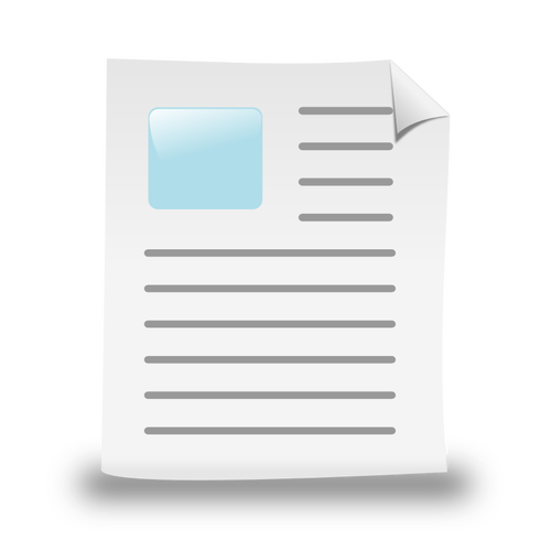 Documento icono vector illustration