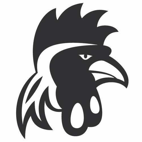 Download Rooster head silhouette | Public domain vectors