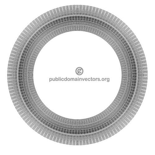 Graphic pattern for circles