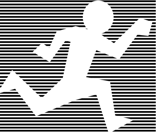 Running logo