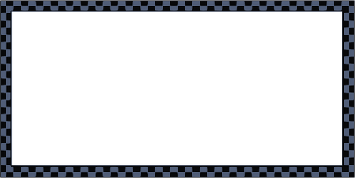 Grafika wektorowa granicy prostokątny czarny i niebieski