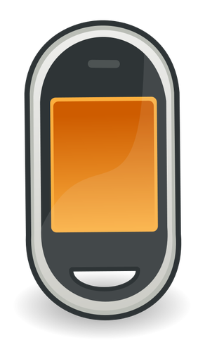 Ícone de vetor de celular touchscreen