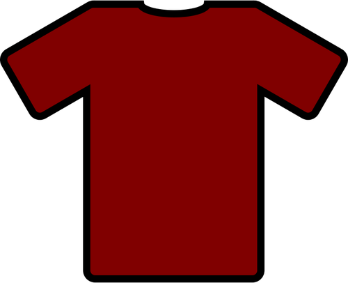 Red Tricou grafică vectorială