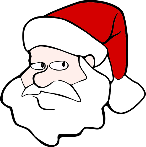 Santa Claus vector drawing