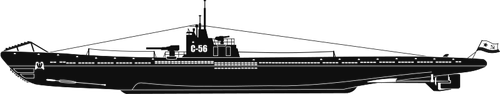 Sowjetische u-Boot-S-56