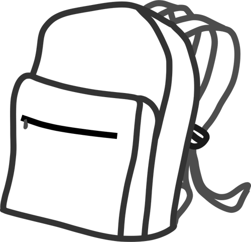 Backpack vector image