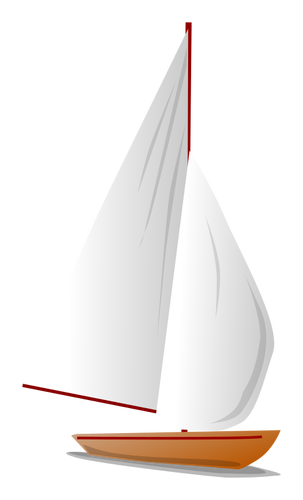 White sailboat