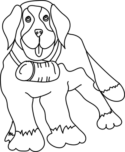Образ святой Bernard собака