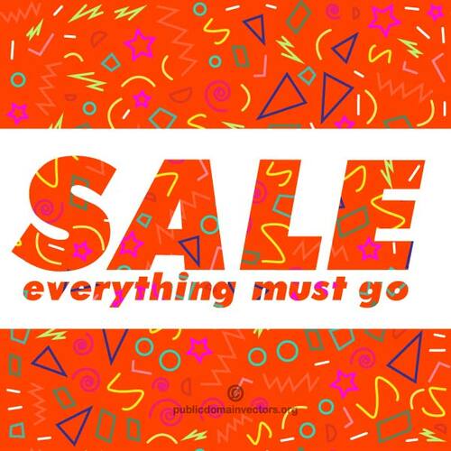 Sale - everything must go