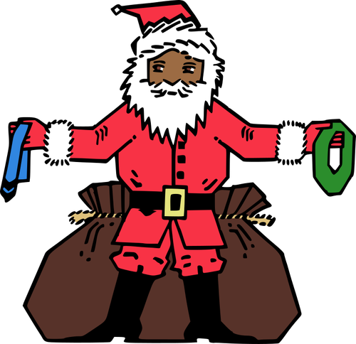 Санта давая представляет изображение