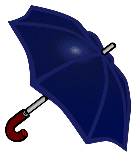 Blue umbrella