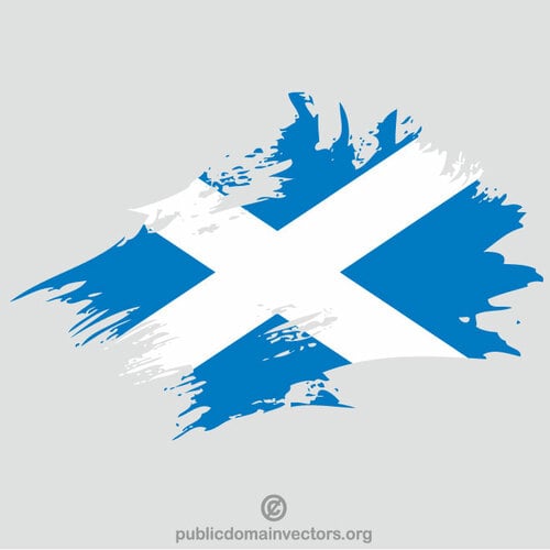 Klipart skotské vlajky