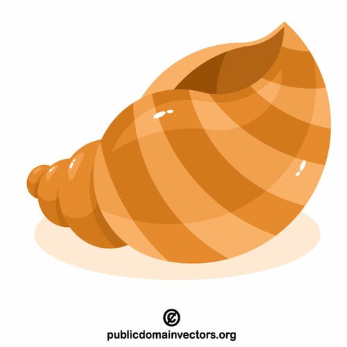 Seashell vector clip art