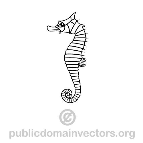 Seahorse वेक्टर ग्राफिक्स