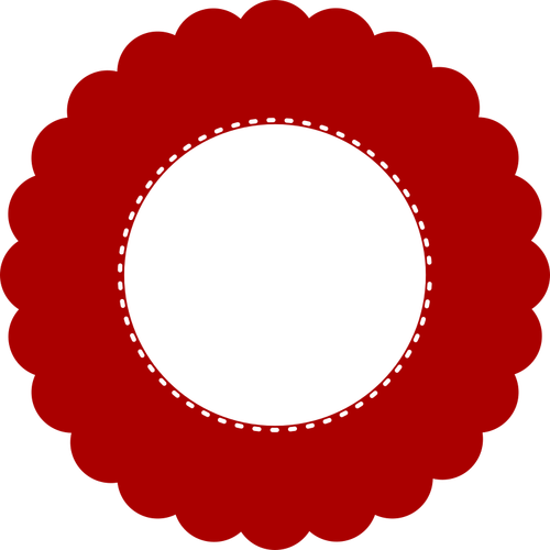 Červená pečeť symbolu