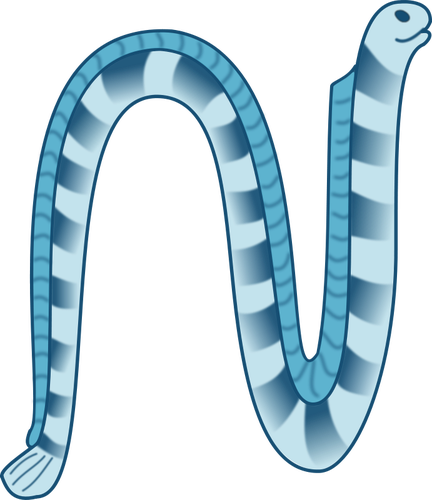 Serpente do mar vetor clip-art