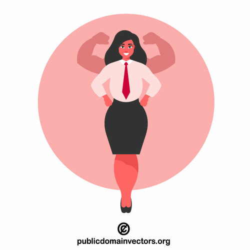 Self confident woman