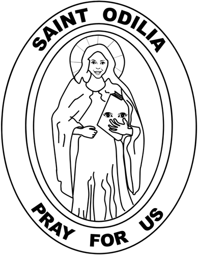 Saint Odile simgesi