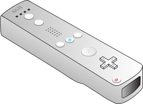 Nintendo Wii रिमोट कंट्रोल से वेक्टर छवि