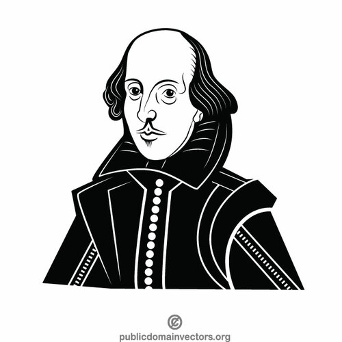 William Shakespeare portrét