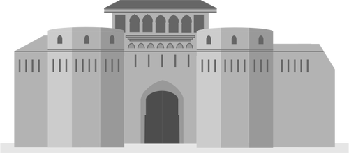 Shaniwarwada fort vector clip art