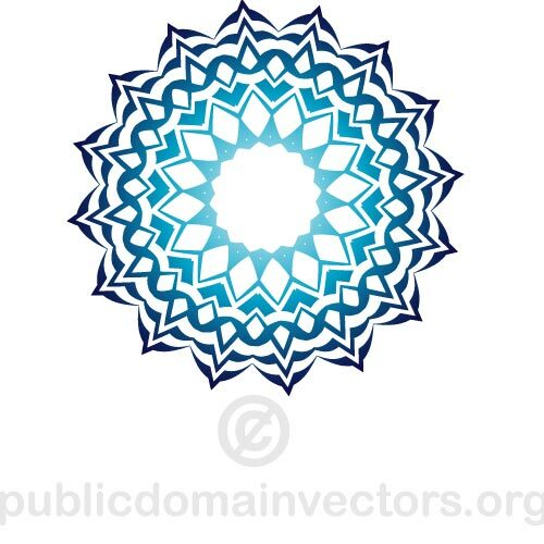 Ornament vector shape