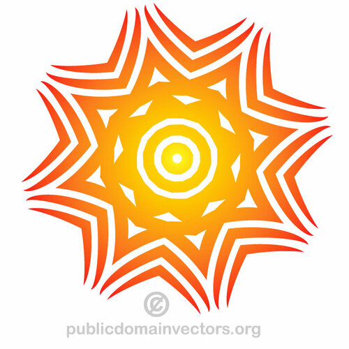 Plemiennych element w kształcie gwiazdy