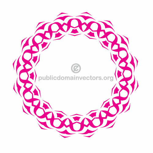 Decoratieve cirkelvorm vector