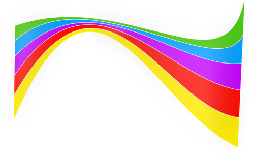 Cinta del arco iris LGBT