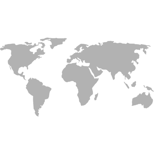 政治の世界地図のシルエット ベクトル グラフィック