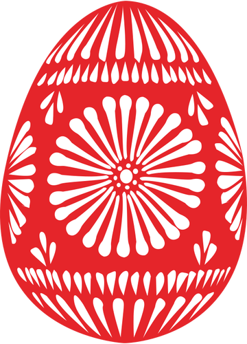 Disegno di Pasqua uovo vettoriale