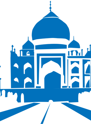 Taj Mahal vector graphics