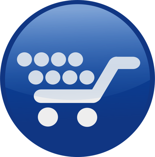 Shopping cart vector icon image