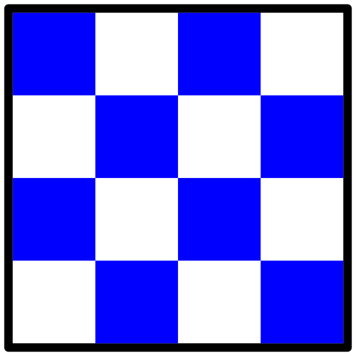 Bandeira de sinal quadrado