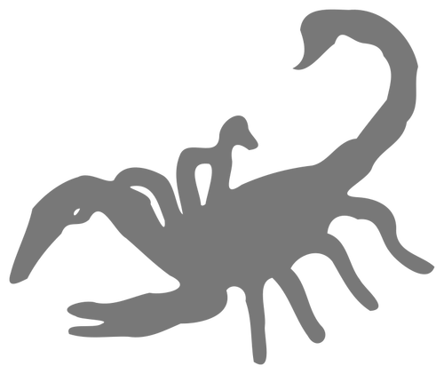 Scorpion silhouette image